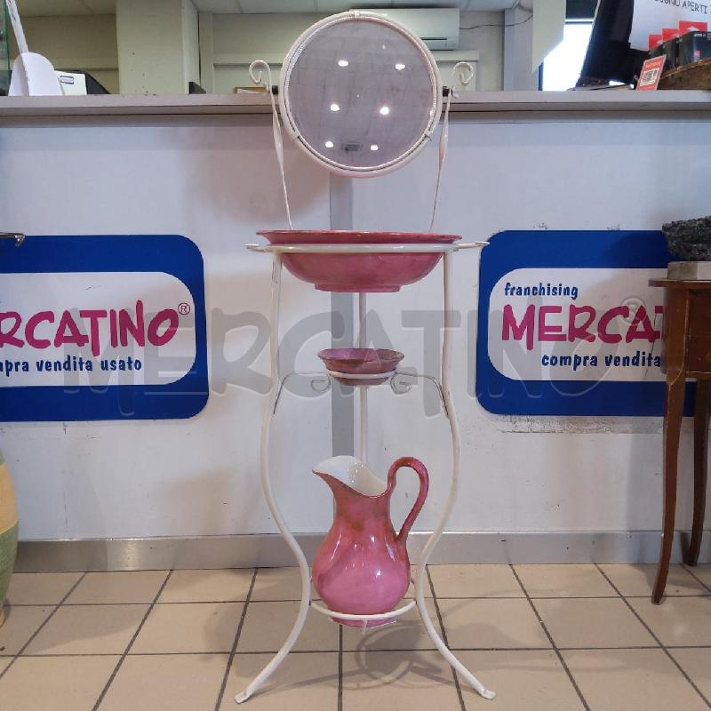 TOILETTE FERRO BATTUTO BCO CERAMICHE ROSA MARMOTIZZATO | Mercatino dell'Usato San maurizio canavese 2