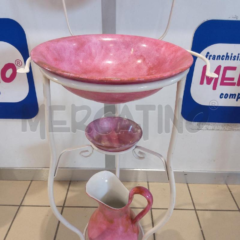TOILETTE FERRO BATTUTO BCO CERAMICHE ROSA MARMOTIZZATO | Mercatino dell'Usato San maurizio canavese 3
