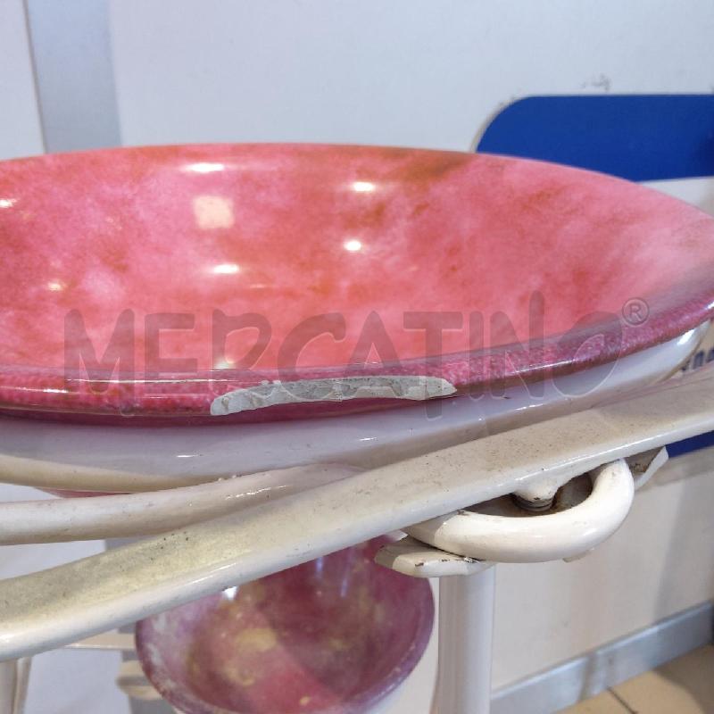 TOILETTE FERRO BATTUTO BCO CERAMICHE ROSA MARMOTIZZATO | Mercatino dell'Usato San maurizio canavese 5