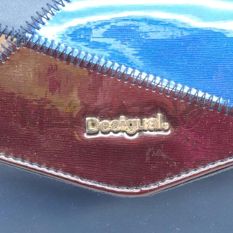 TRACOLLA DONNA DESIGUAL BLU VERNICE  | Mercatino dell'Usato San maurizio canavese 2