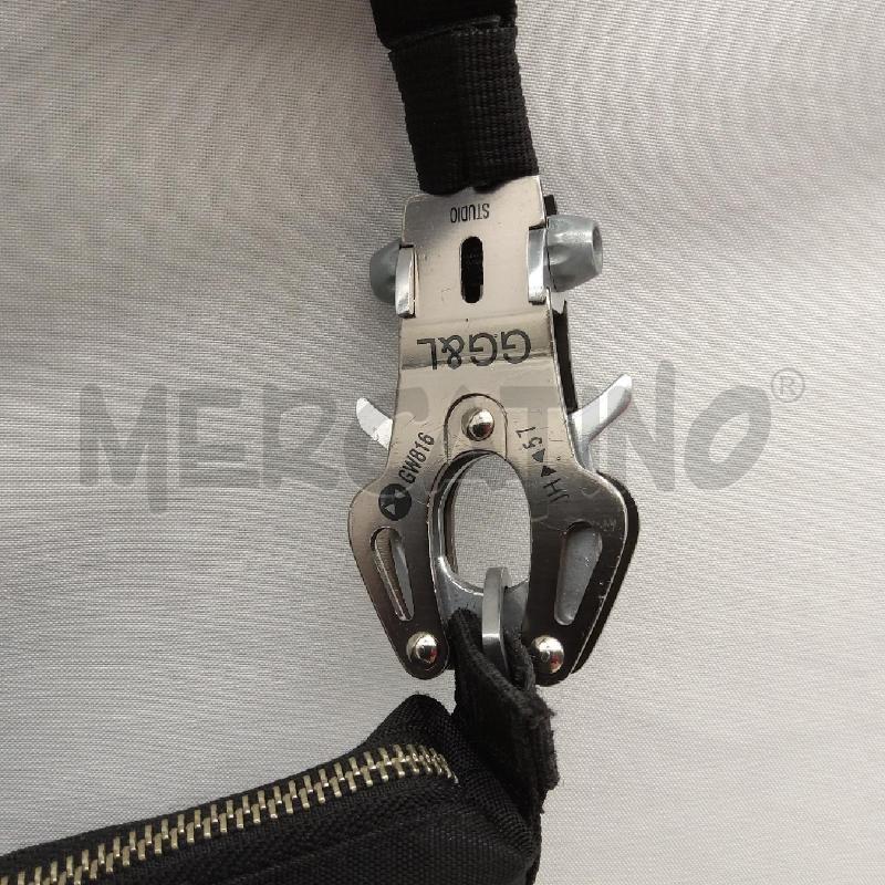 TRACOLLA DONNA GEORGINA&LUCI NERO PICCOLA METALLERIA ARGENTATA | Mercatino dell'Usato San maurizio canavese 2