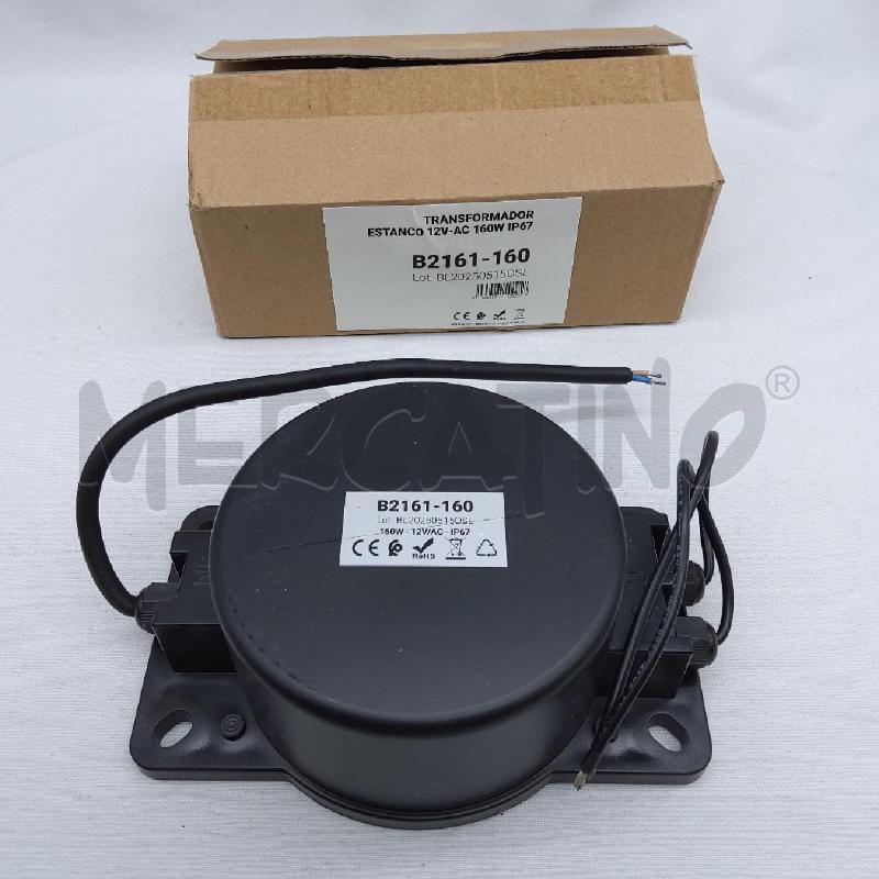 TRASFORMATORE 12VOLT 160 WATT B2161 | Mercatino dell'Usato San maurizio canavese 1
