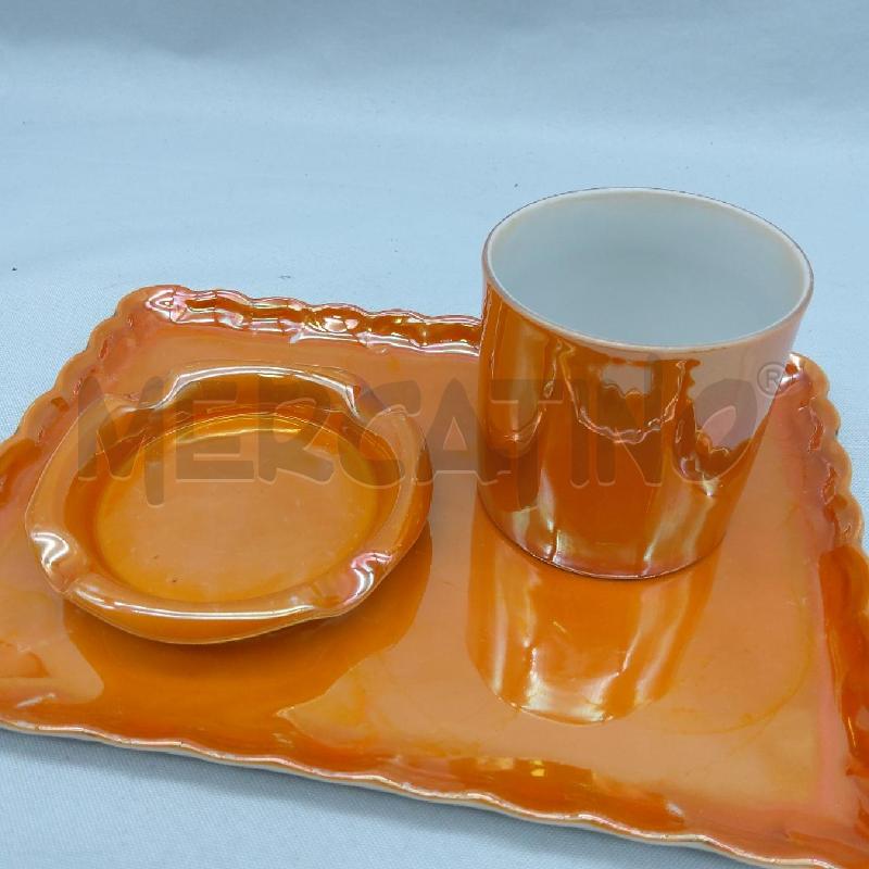 TRITTICO CERAM ARANCIO CANGIANTE VICTORIA | Mercatino dell'Usato San maurizio canavese 2