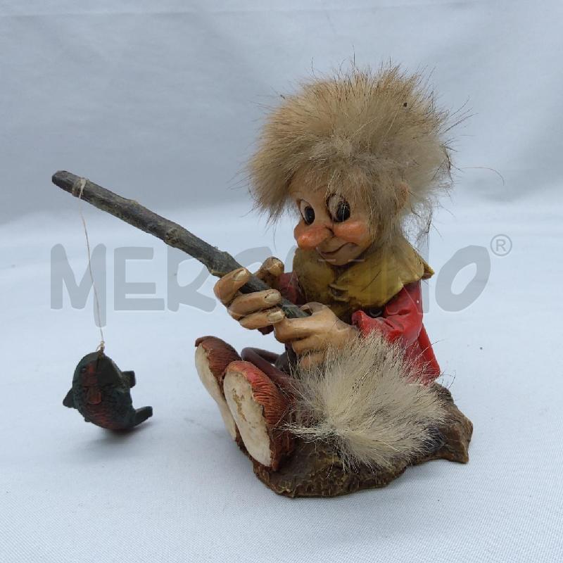 TROLL PESCATORE VESTITO ROSSO | Mercatino dell'Usato San maurizio canavese 2