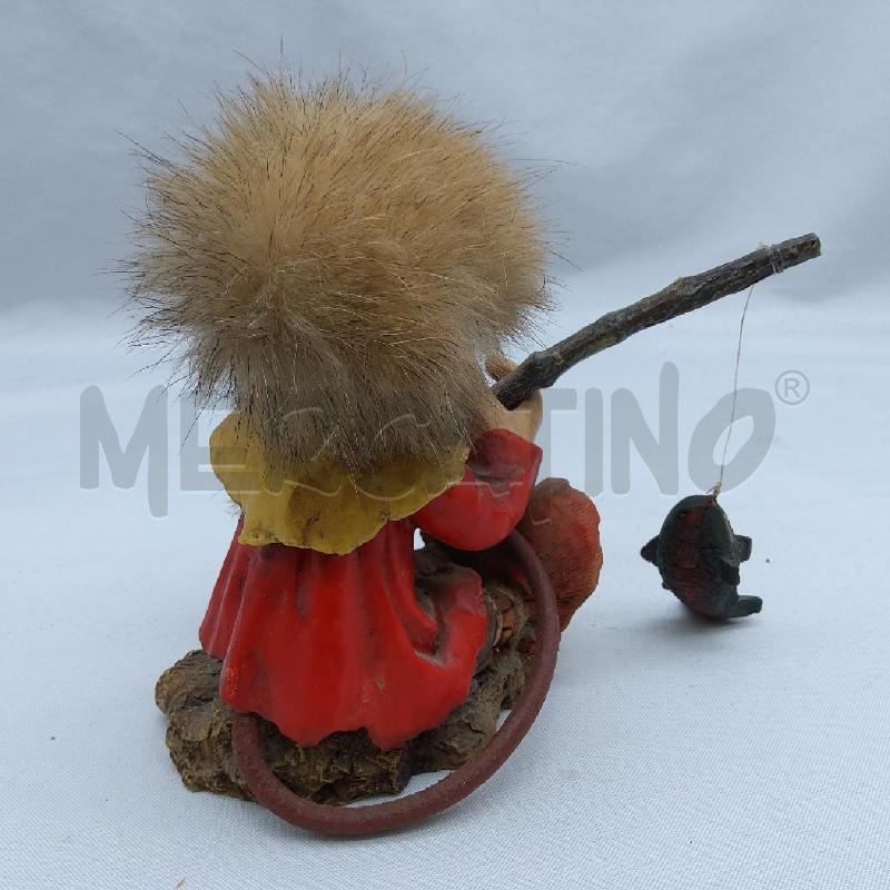 TROLL PESCATORE VESTITO ROSSO | Mercatino dell'Usato San maurizio canavese 3