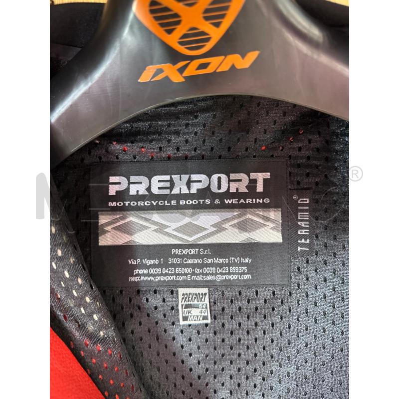 TUTA UOMO MOTO PREXPORT PELLE ROSSO NERO BIANCO | Mercatino dell'Usato San maurizio canavese 3