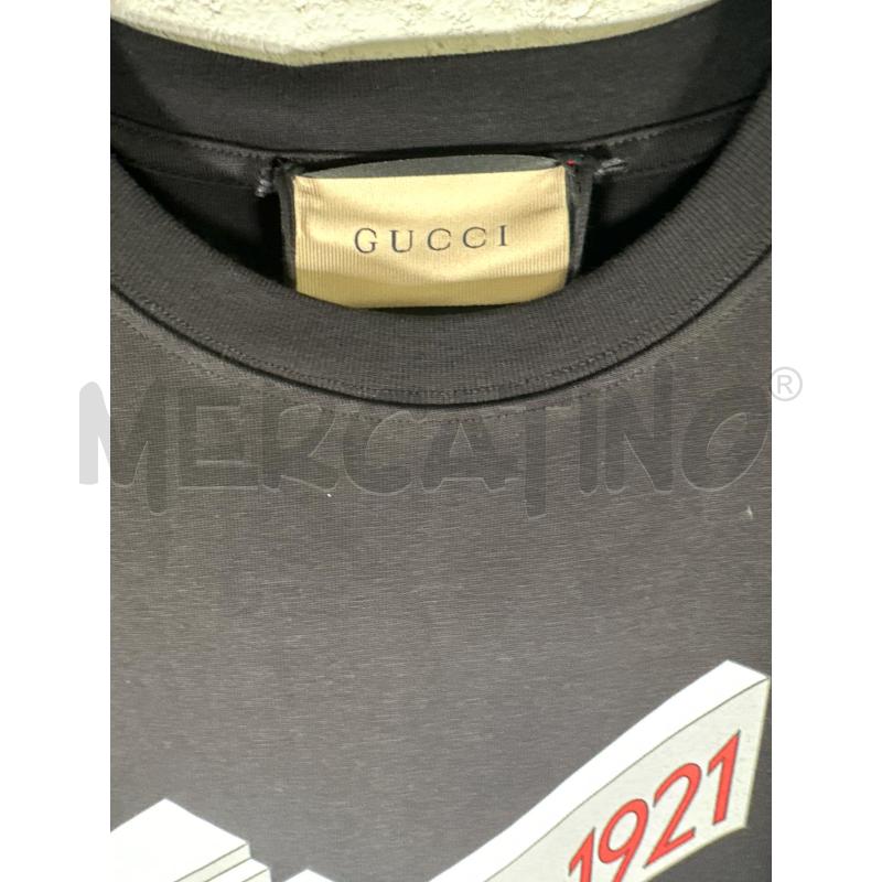 T SHIRT UOMO GUCCI NERO BRICK 1921  | Mercatino dell'Usato San maurizio canavese 5