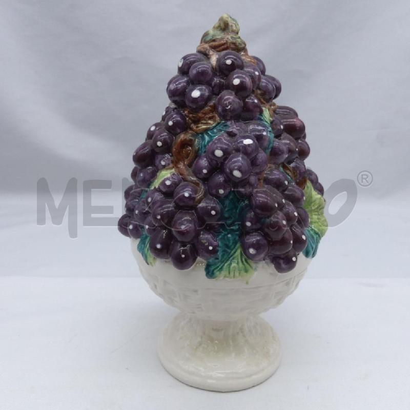 UVA GRAPPOLO DECORATIVO CERAMICA ITALY | Mercatino dell'Usato San maurizio canavese 1