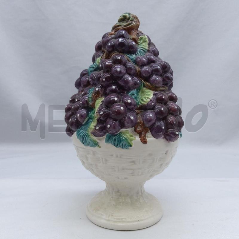 UVA GRAPPOLO DECORATIVO CERAMICA ITALY | Mercatino dell'Usato San maurizio canavese 2