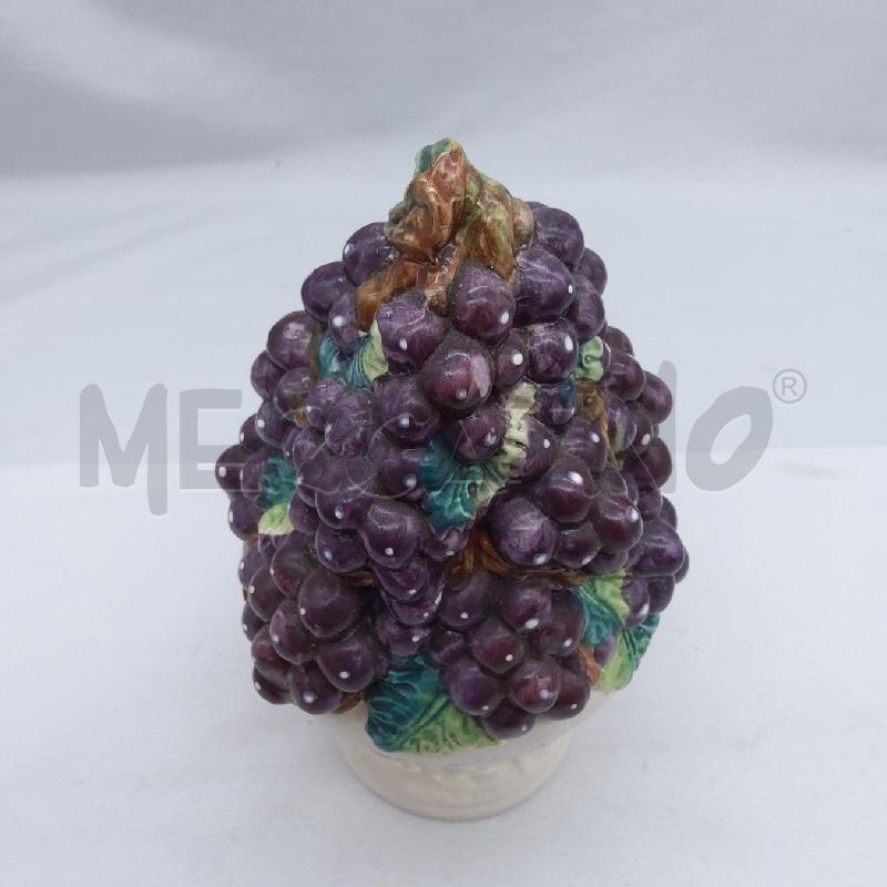 UVA GRAPPOLO DECORATIVO CERAMICA ITALY | Mercatino dell'Usato San maurizio canavese 3
