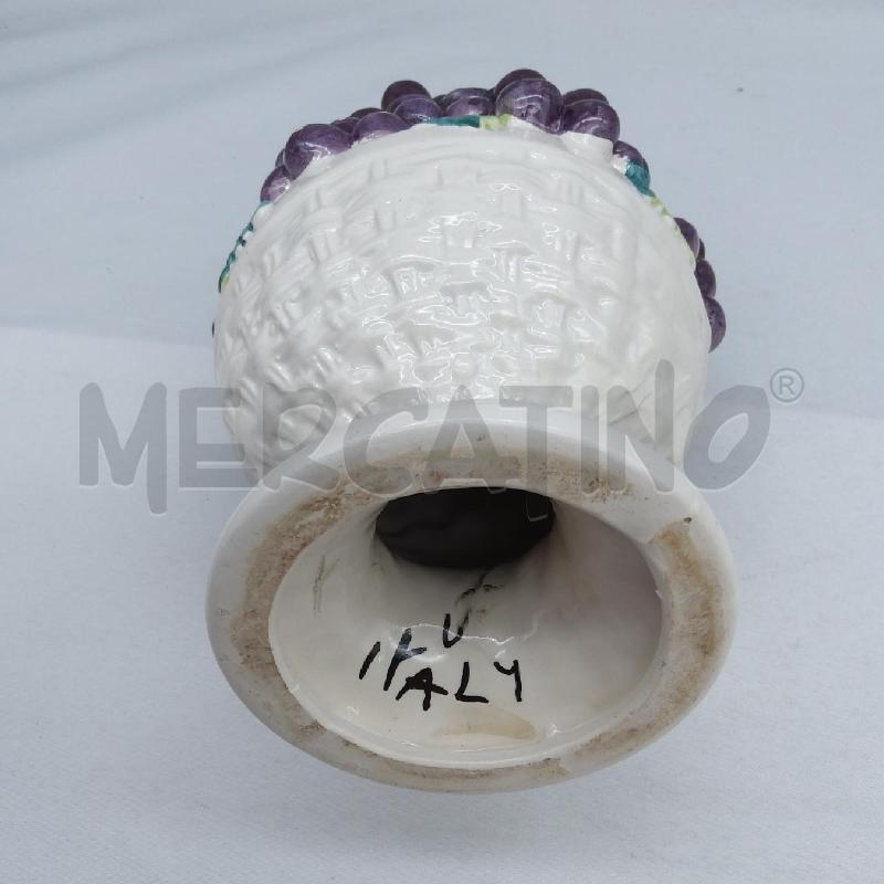 UVA GRAPPOLO DECORATIVO CERAMICA ITALY | Mercatino dell'Usato San maurizio canavese 4