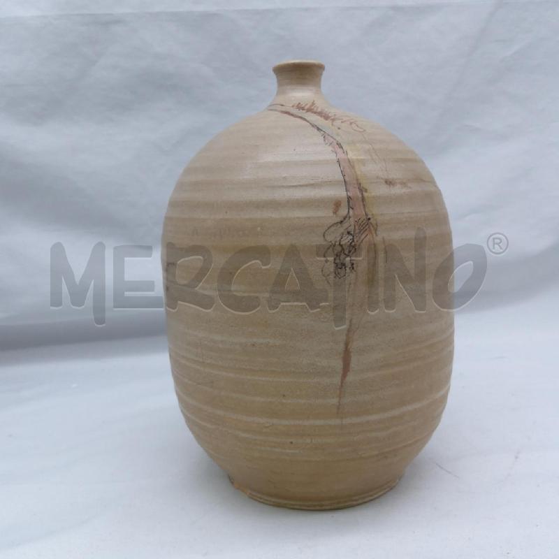 VASO CERAMICA KAMARES GALLOTTI 84 BEIGE AZZURRO | Mercatino dell'Usato San maurizio canavese 4
