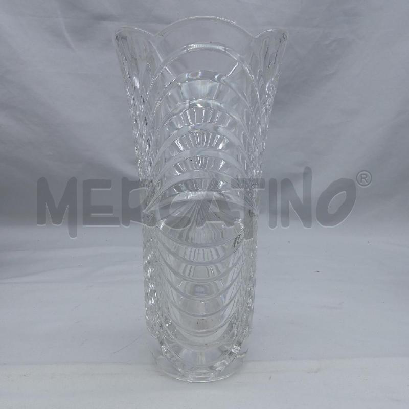 VASO CRISTALLO SMERLATO ONDE | Mercatino dell'Usato San maurizio canavese 1