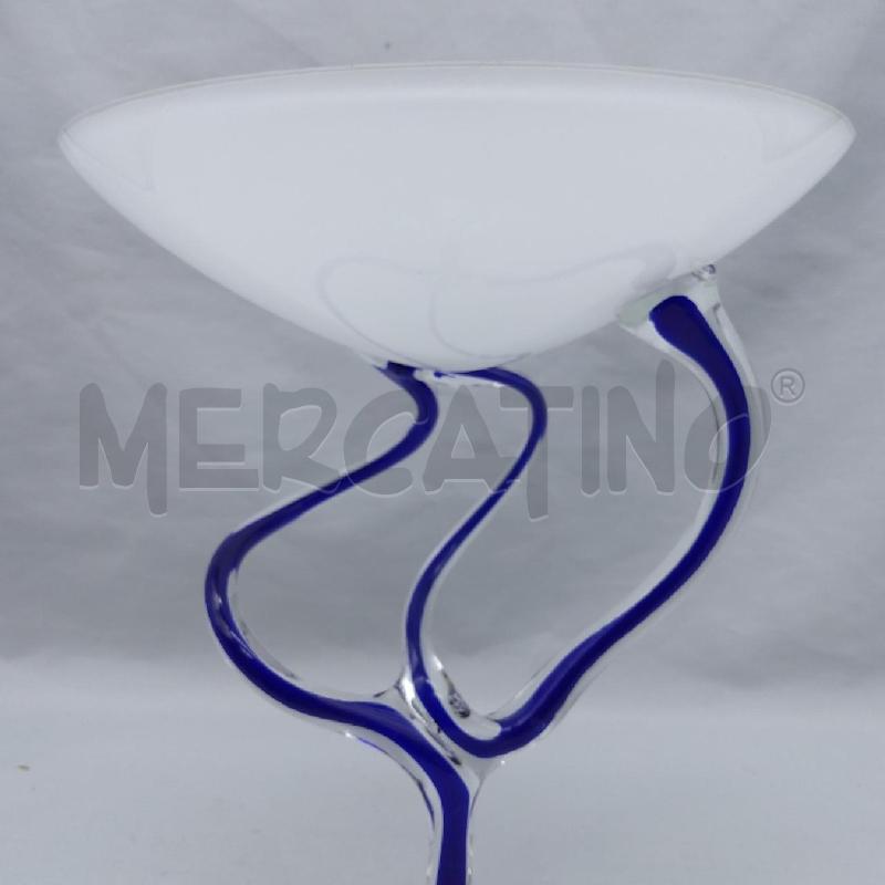 VASO VETRO ARTISTICO ALICJA MEDUSA BNC BLU | Mercatino dell'Usato San maurizio canavese 2