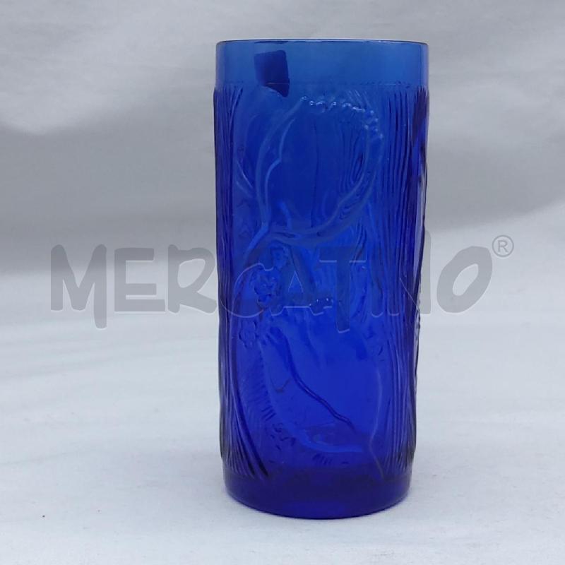 VASO VETRO BLU  | Mercatino dell'Usato San maurizio canavese 3