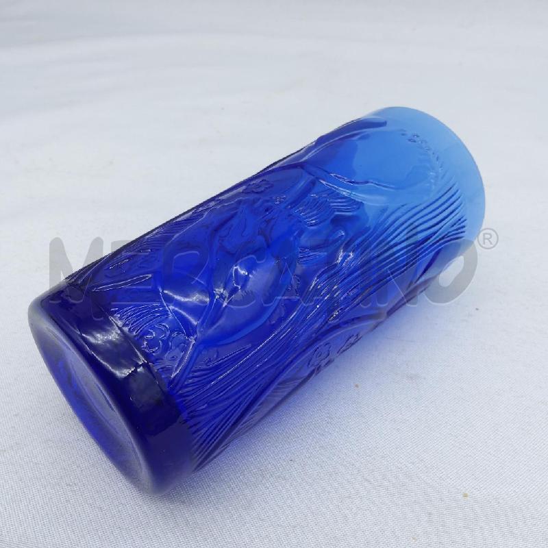VASO VETRO BLU  | Mercatino dell'Usato San maurizio canavese 4