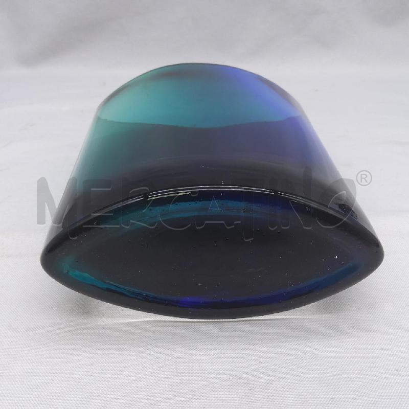 VASO VETRO VERDE AZZURRO SFUMATO | Mercatino dell'Usato San maurizio canavese 4