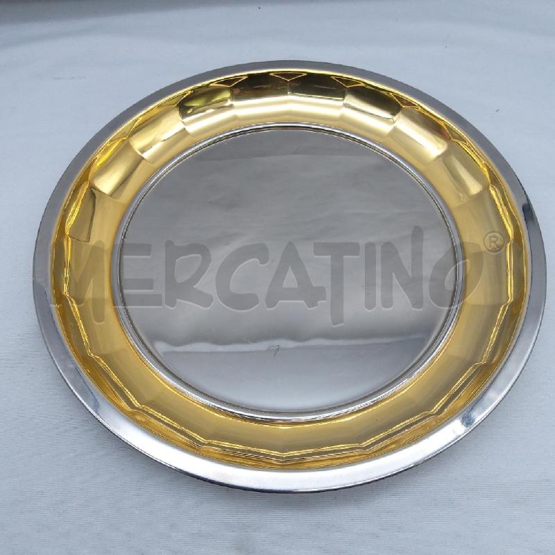VASSOIO ACCIAIO ORO GOTTINGHEN DIAM 36 | Mercatino dell'Usato San maurizio canavese 1