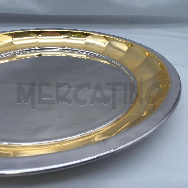 VASSOIO ACCIAIO ORO GOTTINGHEN DIAM 36 | Mercatino dell'Usato San maurizio canavese 2