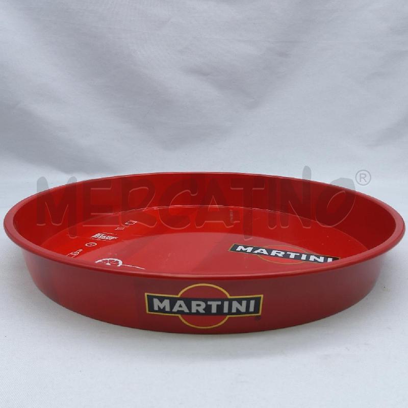 VASSOIO TONDO MARTINI ROSSO | Mercatino dell'Usato San maurizio canavese 3