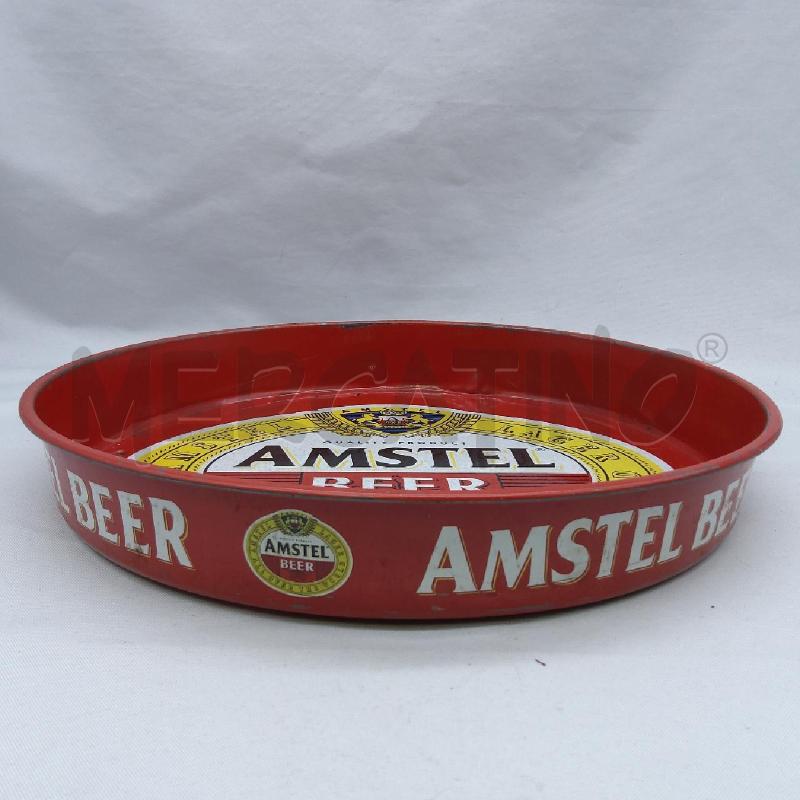 VASSOIO VINATGE MET ROTONDO AMSTEL BEER | Mercatino dell'Usato San maurizio canavese 2