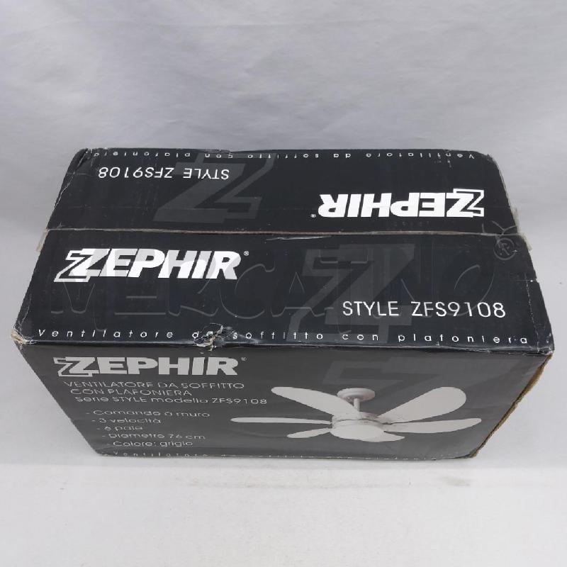 VENTILATORE SOFFITTO ZEPHIR STYLE ZFS9108 | Mercatino dell'Usato San maurizio canavese 2