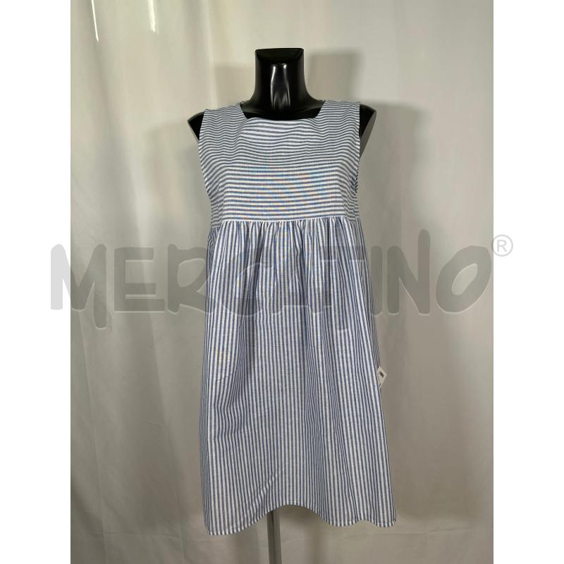 VESTITO DONNA KIKISIX RIGHE BNC AZZ SM  | Mercatino dell'Usato San maurizio canavese 1