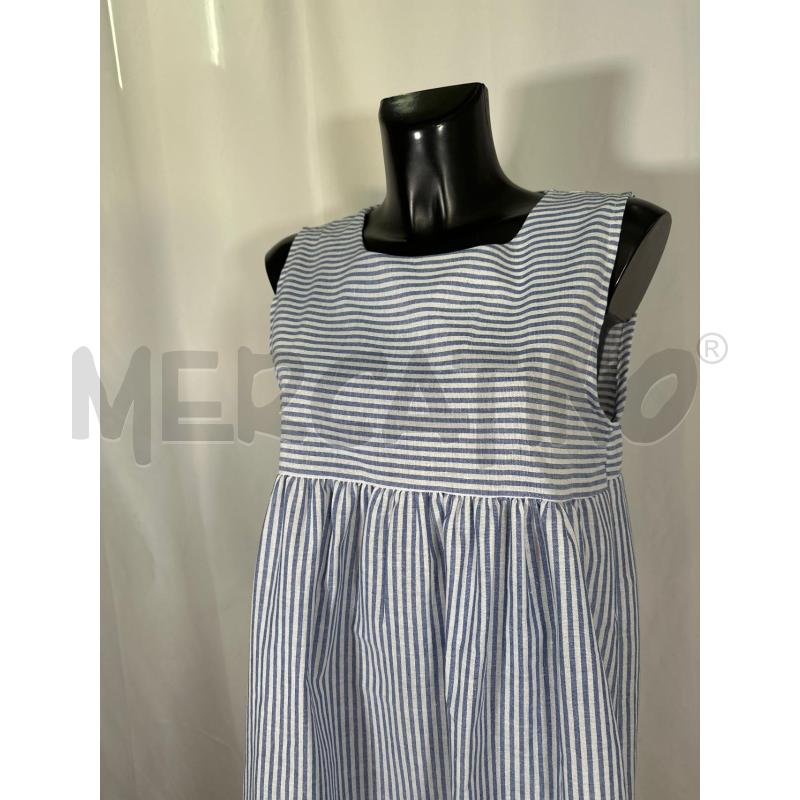 VESTITO DONNA KIKISIX RIGHE BNC AZZ SM  | Mercatino dell'Usato San maurizio canavese 4