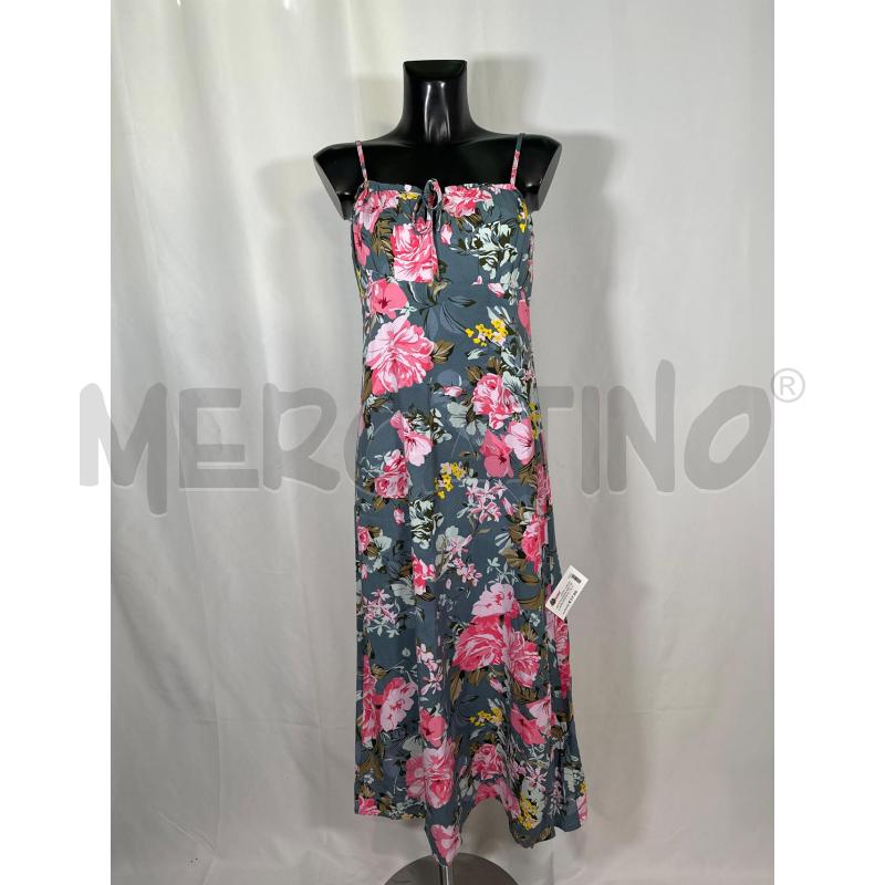 VESTITO DONNA ONLY SPLLAINE GRIGIO FLOREALE  | Mercatino dell'Usato San maurizio canavese 1