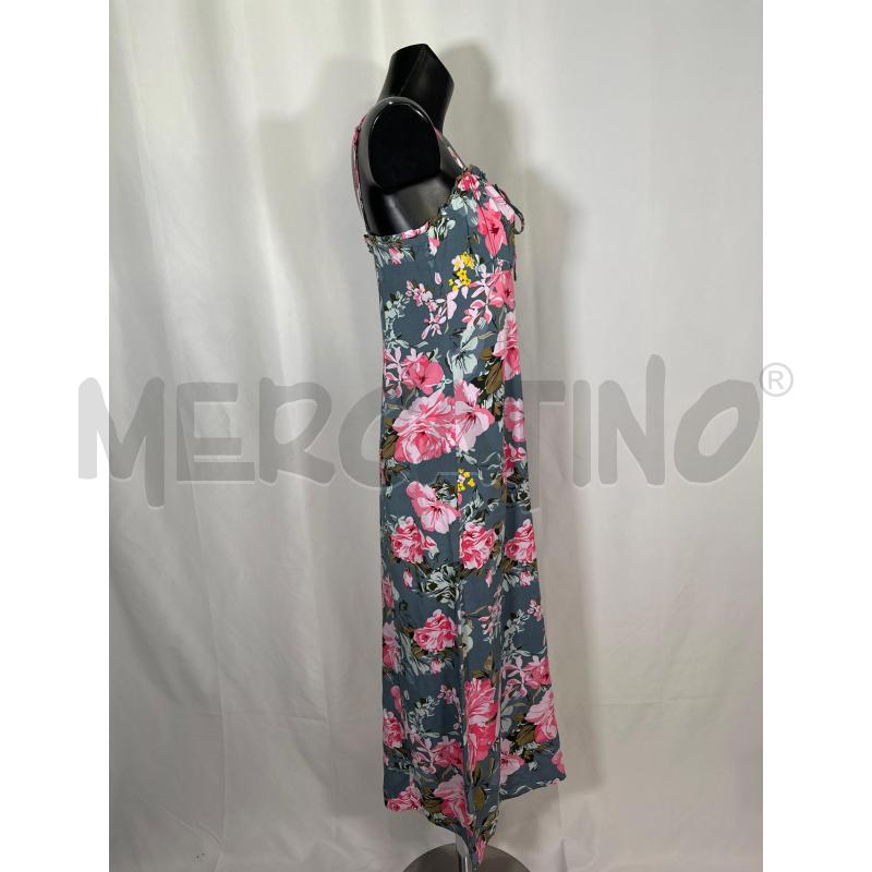 VESTITO DONNA ONLY SPLLAINE GRIGIO FLOREALE  | Mercatino dell'Usato San maurizio canavese 2