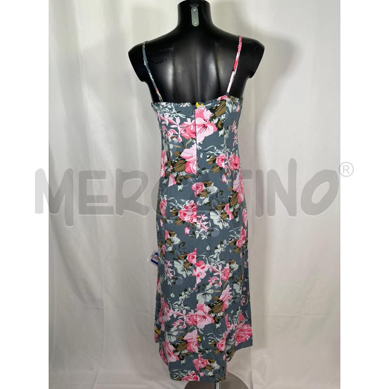 VESTITO DONNA ONLY SPLLAINE GRIGIO FLOREALE  | Mercatino dell'Usato San maurizio canavese 3