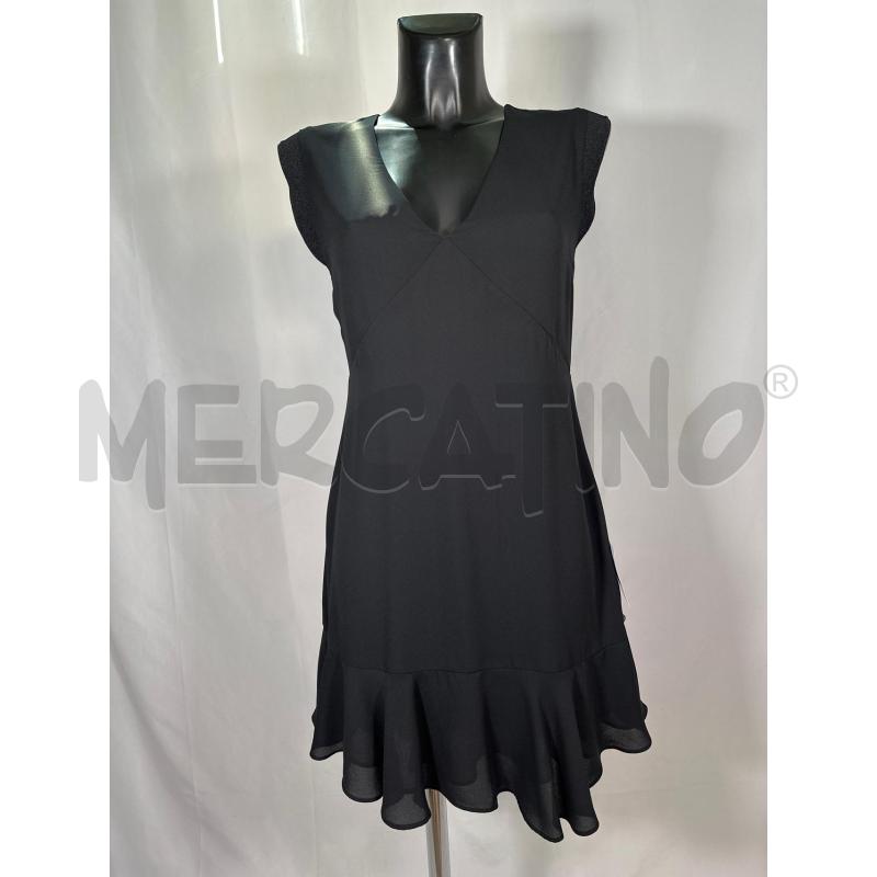 VESTITO DONNA PEPE JEANS NERO VOILE ROUCHE SOTO | Mercatino dell'Usato San maurizio canavese 1