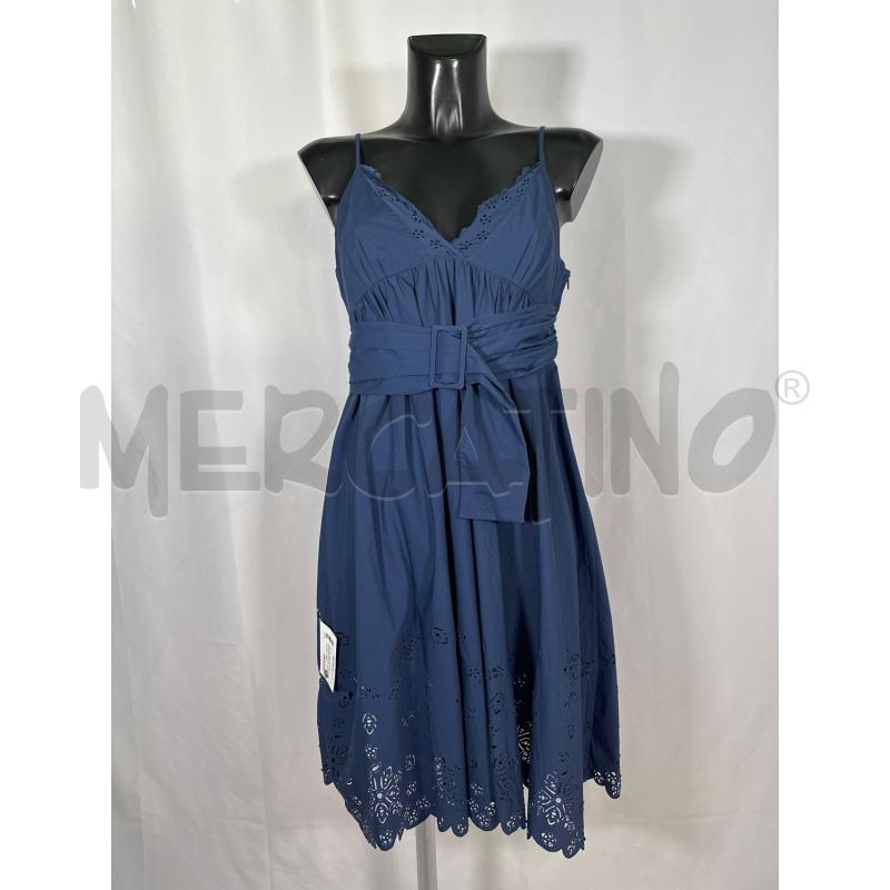 VESTITO DONNA PINKO BLU INTAGLIO FIORI  | Mercatino dell'Usato San maurizio canavese 1