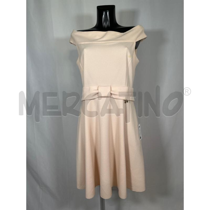 VESTITO DONNA RINASCIMENTO ROSA MICROFANTASIA RILIEVO  | Mercatino dell'Usato San maurizio canavese 1