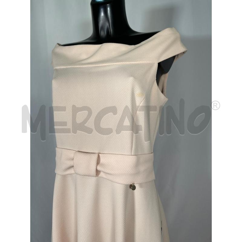 VESTITO DONNA RINASCIMENTO ROSA MICROFANTASIA RILIEVO  | Mercatino dell'Usato San maurizio canavese 4