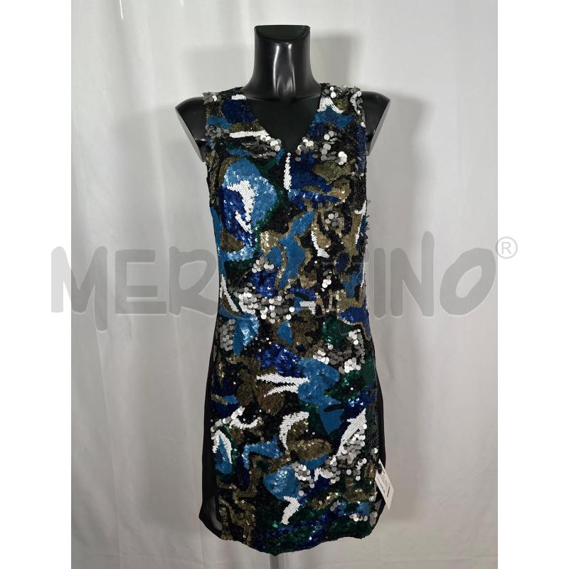 VESTITO DONNA TWINSET JEANS SM NERO PAILETTES  | Mercatino dell'Usato San maurizio canavese 1