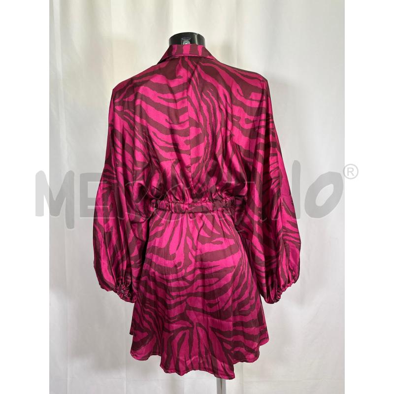 VESTITO DONNA VICOLO FUCSIA STAMPA ZEBRATO  | Mercatino dell'Usato San maurizio canavese 3