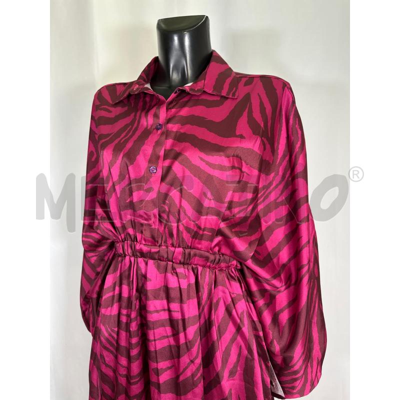 VESTITO DONNA VICOLO FUCSIA STAMPA ZEBRATO  | Mercatino dell'Usato San maurizio canavese 4