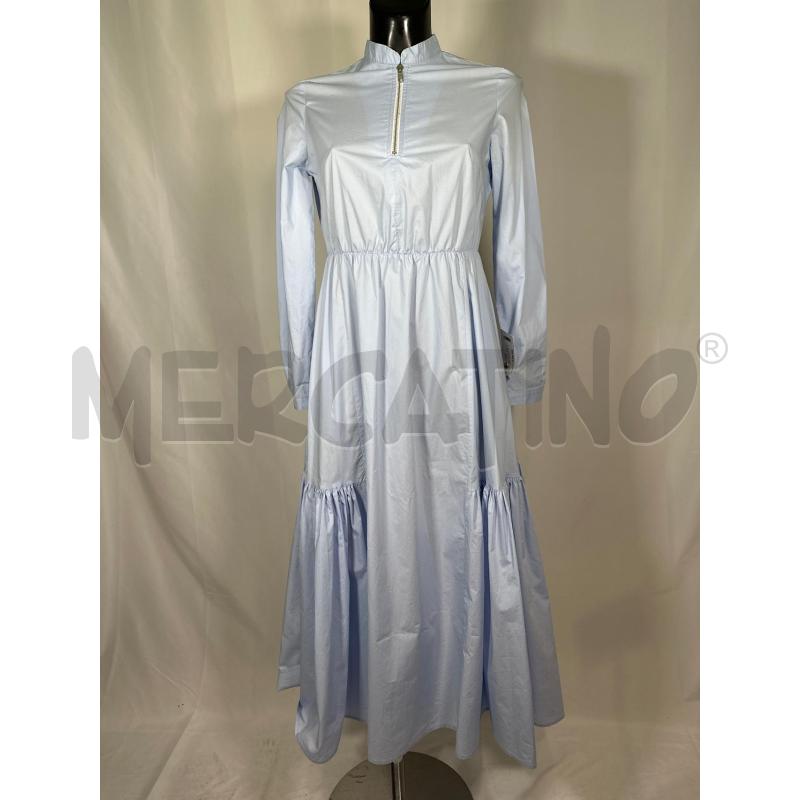 VESTITO D DIXIE AZZURRO LUNGO ZIP PETTO | Mercatino dell'Usato San maurizio canavese 1