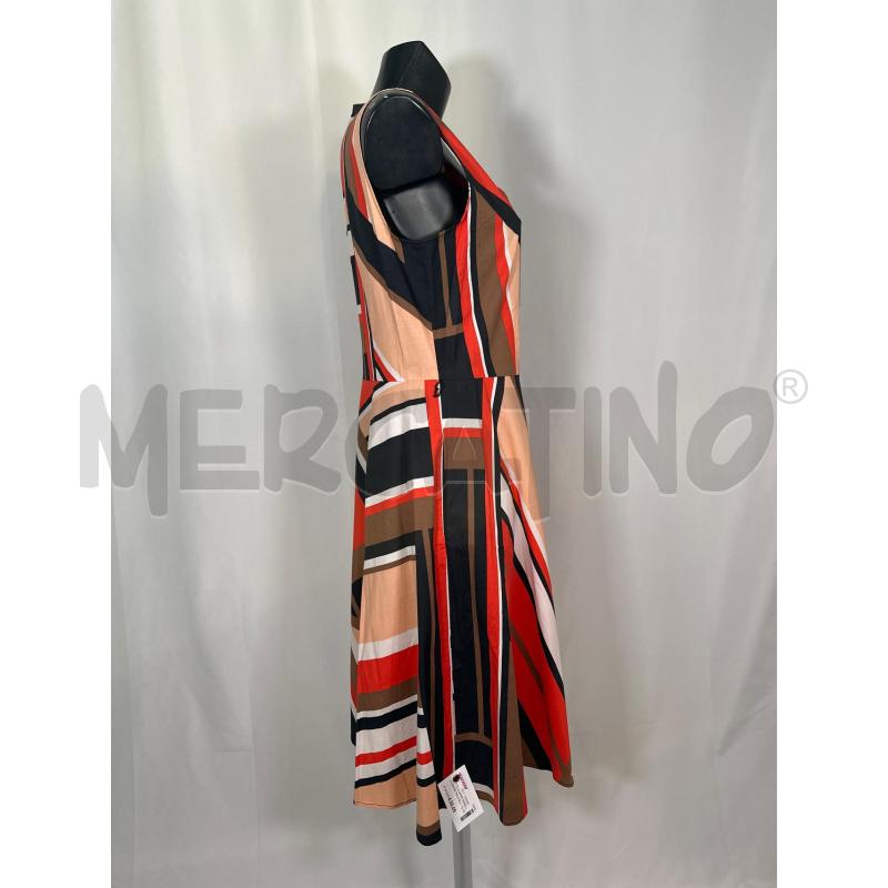 VESTITO D EMME MARELLA GEOMETRICO BLU PANNA ROSSO | Mercatino dell'Usato San maurizio canavese 2