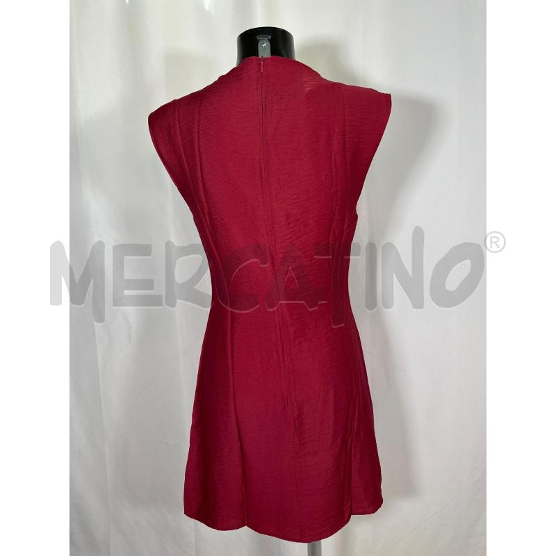 VESTITO D MNG ROSSO ARRICCIATURA  | Mercatino dell'Usato San maurizio canavese 3