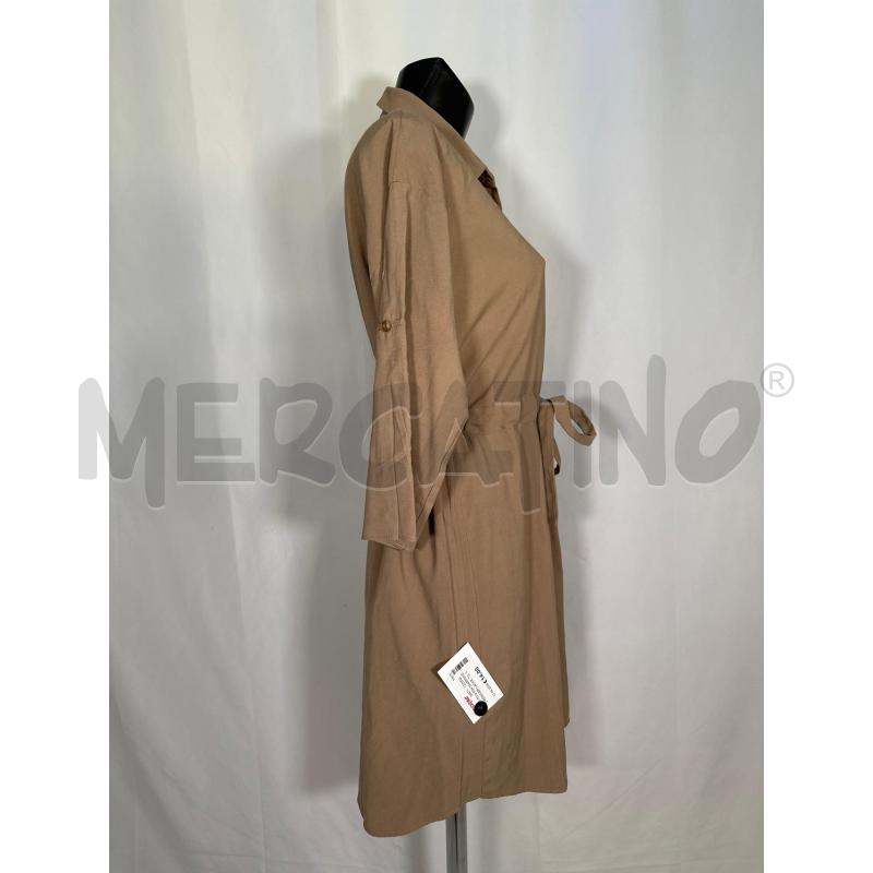VESTITO D PDK MARRONE CHEMISIER LACCETO VITA | Mercatino dell'Usato San maurizio canavese 2
