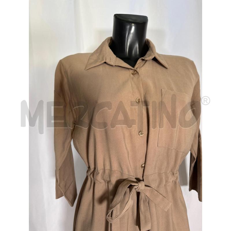 VESTITO D PDK MARRONE CHEMISIER LACCETO VITA | Mercatino dell'Usato San maurizio canavese 4