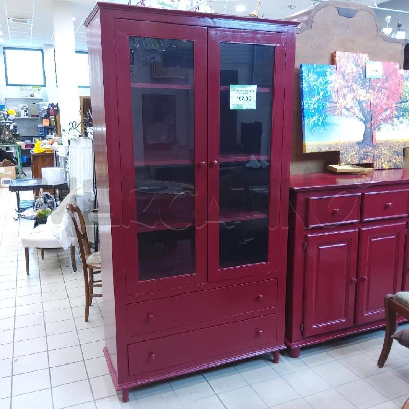 VETRINETTA BORDEAUX 2 ANTE/2 CASSETTI | Mercatino dell'Usato San maurizio canavese 2