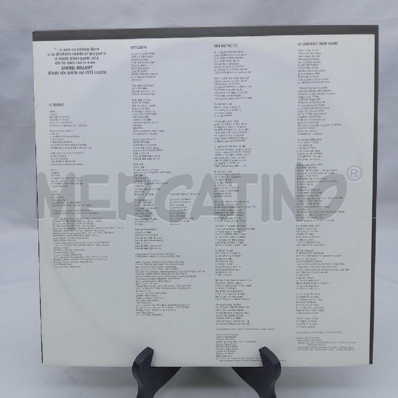 VINILE 33 GIRI FABRIZIO DE ANDRE' LE NUVOLE | Mercatino dell'Usato San maurizio canavese 3