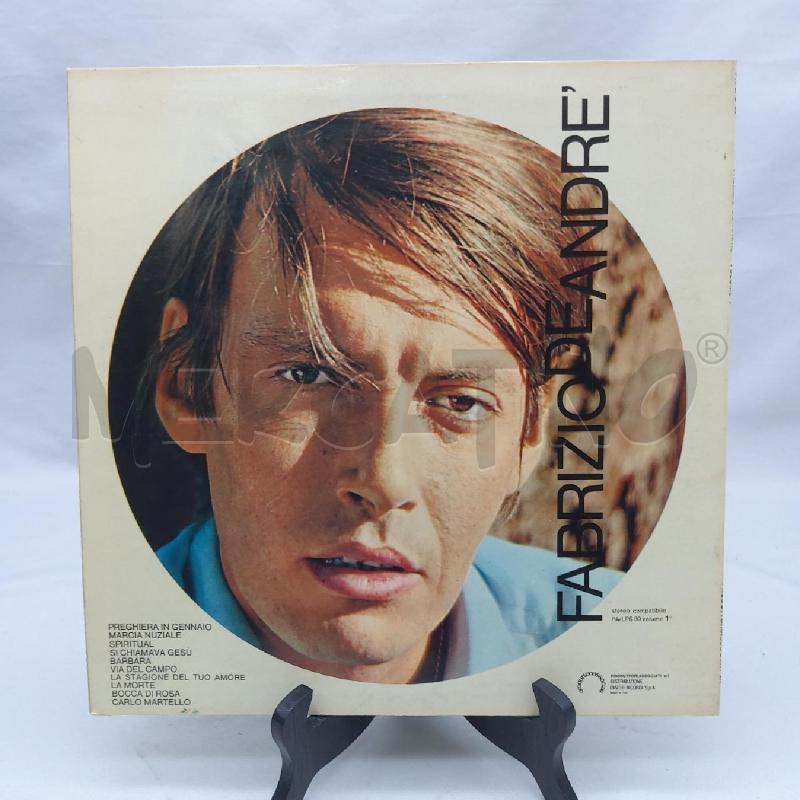 VINILE 33 GIRI FABRIZIO DE ANDRE' VOLUME 1 | Mercatino dell'Usato San maurizio canavese 2