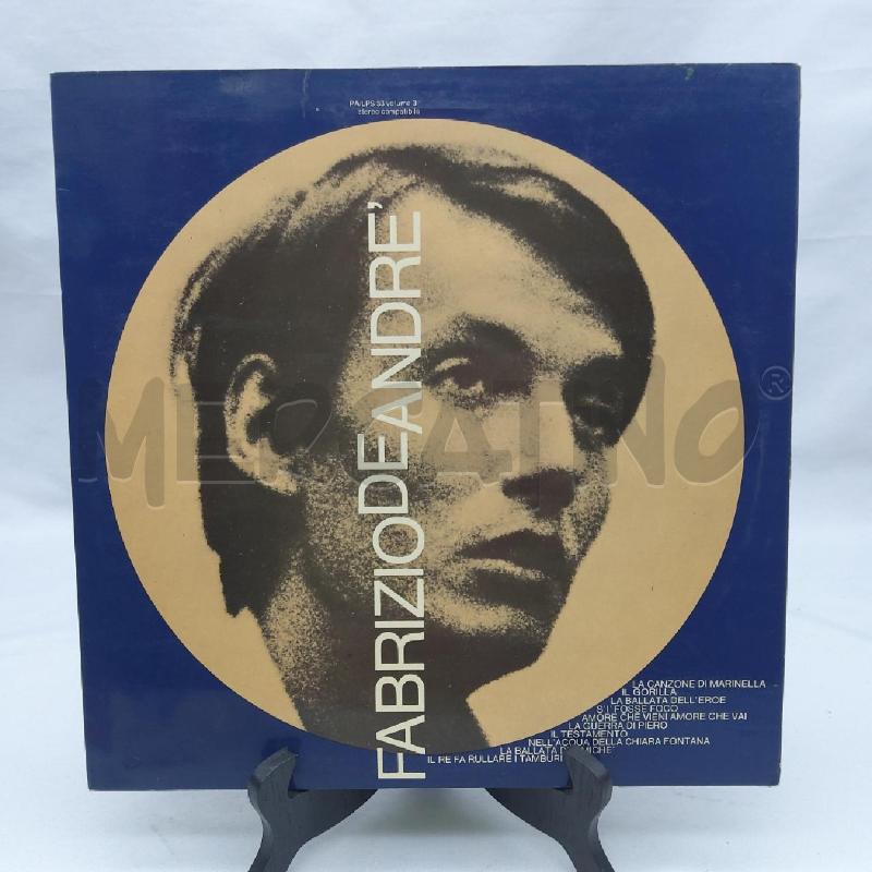 VINILE 33 GIRI FABRIZIO DE ANDRE' VOLUME 3 | Mercatino dell'Usato San maurizio canavese 1