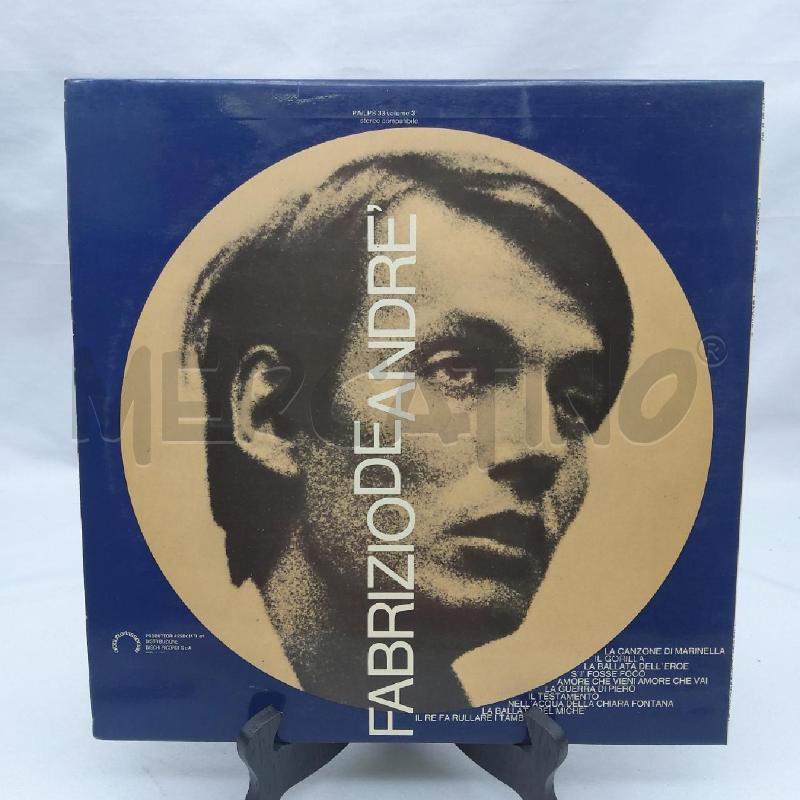 VINILE 33 GIRI FABRIZIO DE ANDRE' VOLUME 3 | Mercatino dell'Usato San maurizio canavese 2