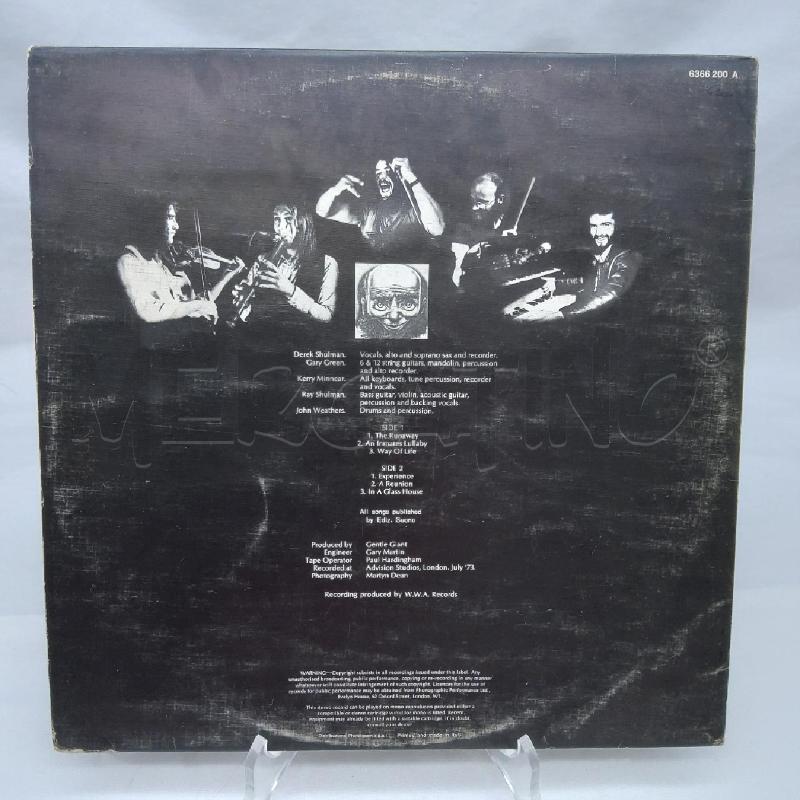 VINILE 33 GIRI GENTLE GIANT IN A GLASS HOUSE | Mercatino dell'Usato San maurizio canavese 2