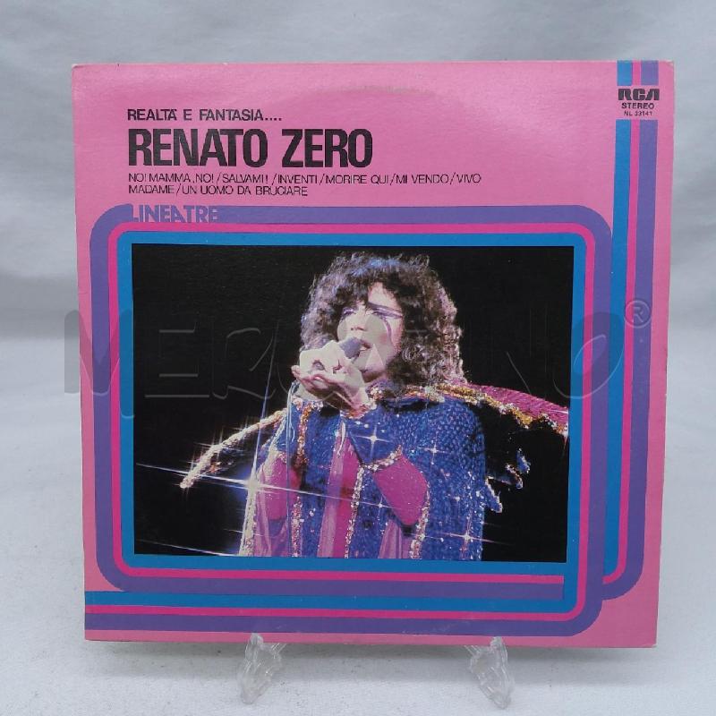 VINILE 33 GIRI RENATO ZERO REALTA' E FANTASIA | Mercatino dell'Usato San maurizio canavese 1